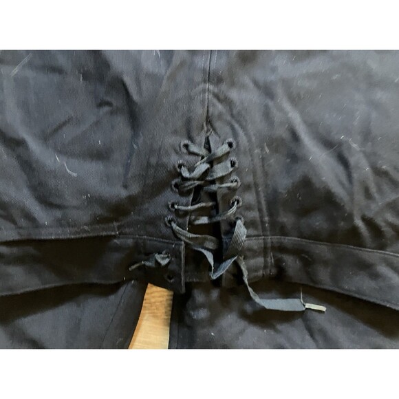 Men's Black Wide-Leg Pants - Picture 4 of 7